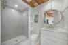 NEW QUARTZ BATHROOM, GLASS ENCLOSED WALK IN RAIN SHOWER NEW QUARTZ BATHROOM, GLASS ENCLOSED WALK IN RAIN SHOWER