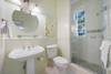 FULL BATH WITH SHOWER AND SINGLE VANITY ON FIRST LEVEL FULL BATH WITH SHOWER AND SINGLE VANITY ON FIRST LEVEL
