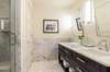 KING PRIVATE MARBLE BATHROOM, DUAL VANITY, WALK IN SHOWER