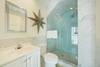 FULL MARBLE BATHROOM W/GLASS ENCLOSED SHOWER FULL MARBLE BATHROOM W/GLASS ENCLOSED SHOWER