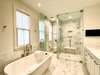 WALK IN SHOWER AND MOUNTED TV!
