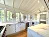 WOLF SIX BURNER STOVE AND ALL STAINLESS STEEL APPLIANCES