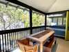 OUTDOOR DINING TABLE FOR 8, OVER LOOKING CHAPEL VIEWS