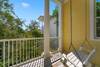 BALCONY W/BENCH SWING & TREETOP VIEWS BALCONY W/BENCH SWING & TREETOP VIEWS
