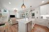 MODERN, COASTAL KITCHEN FACING LIVING, ALL STAINLESS STEEL APPLI MODERN, COASTAL KITCHEN FACING LIVING, ALL STAINLESS STEEL APPLI