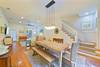 ADJACENT DINING TABLE W/BENCH SEATING; SEATS 8 COMFORTABLY ADJACENT DINING TABLE W/BENCH SEATING; SEATS 8 COMFORTABLY