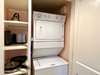 STACKABLE WASHER & DRYER CLOSET OFF OF KITCHEN