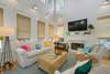 LIVING AREA W/LARGE MOUNTED SMART TV & SONOS