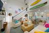 OPEN, TASTEFUL LIVING AREA W HIGH CEILINGS AND SEATING FOR ALL OPEN, TASTEFUL LIVING AREA W HIGH CEILINGS AND SEATING FOR ALL