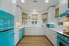 KITCHEN W/RETRO APPLIANCES, QUARTZ COUNTERS, & CUSTOM CABINETS KITCHEN W/RETRO APPLIANCES, QUARTZ COUNTERS, & CUSTOM CABINETS