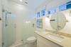 PRIVATE BATHROOM, MARBLE SINGLE VANITY & GLASS ENCLOSED WALK IN PRIVATE BATHROOM, MARBLE SINGLE VANITY & GLASS ENCLOSED WALK IN