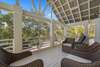 OPEN AIR BALCONY W/LOUNGE SEATING & CHAISE LOUNGER