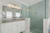 KING MASTER PRIVATE MARBLE BATHROOM, SHOWER ONLY