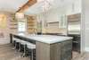 LUXURIOUS KITCHEN WITH BAR TOP SEATING FOR FOUR