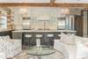 LIVING FACING CHEF'S KITCHEN W/LARGE CENTER ISLAND