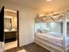 BUNK ROOM W/PRIVATE BATH & MOUNTED FLAT SCREEN TV