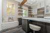 KITCHEN FACING BEAUTIFUL GLASSWARE AND WALL SEAT KITCHEN FACING BEAUTIFUL GLASSWARE AND WALL SEAT