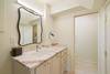 ENSUITE BATHROOM WITH SINGLE MARBLE VANITY ENSUITE BATHROOM WITH SINGLE MARBLE VANITY