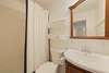 FULL SHARED HALL BATH TUB & SHOWER COMBO, SINGLE VANITY