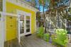 REAR DECK W/ADIRONDACK SEATING FOR TWO, OUTDOOR SHOWER REAR DECK W/ADIRONDACK SEATING FOR TWO, OUTDOOR SHOWER