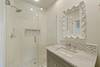 RENOVATED KING BATH, GLASS ENCLOSED SHOWER & SINGLE VANITY RENOVATED KING BATH, GLASS ENCLOSED SHOWER & SINGLE VANITY