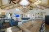 GUEST HOUSE - DINING TABLE FOR TEN OPEN TO LIVING AREA WITH PELO