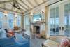 THIRD FLOOR LIVING AREA WITH VIEWS OF THE GULF