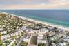 TOWN AND GULF ARIEL SHOT IN SEASIDE, FL