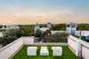 ROOF DECK W SEATING AND STUNNING VIEWS OF TOWN AND GULF