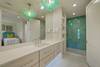 RENOVATED ENSUITE BATH, SINGLE VANITY, GLASS ENCLOSED SHOWER RENOVATED ENSUITE BATH, SINGLE VANITY, GLASS ENCLOSED SHOWER