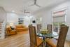 DINING AREA COMFORTABLE SEATS SIX, ADJACENT PORCH ACCESS DINING AREA COMFORTABLE SEATS SIX, ADJACENT PORCH ACCESS