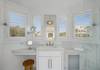RENOVATED MARBLE BATH WITH SINGLE VANITY RENOVATED MARBLE BATH WITH SINGLE VANITY