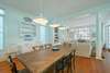 ADJACENT DINING AREA W/LARGE FARMHOUSE TABLE, SEATS 6-8