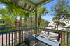 OUTDOOR SEATING ON OPEN AIR PORCH OFF LIVING/OAK CREEK