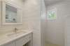 FULL BATH DOWN, WALK IN SHOWER & SINGLE VANITY