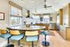 LARGE MODERN KITCHEN, BAR SEATING FOR FOUR LARGE MODERN KITCHEN, BAR SEATING FOR FOUR