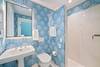 PEDESTAL SINK, HEATED FLOOR, WALL-MOUNT TOILET, WALK-IN SHOWER PEDESTAL SINK, HEATED FLOOR, WALL-MOUNT TOILET, WALK-IN SHOWER