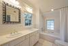 KING ENSUITE BATH, DUAL VANITIES & TUB/SHOWER COMBO KING ENSUITE BATH, DUAL VANITIES & TUB/SHOWER COMBO