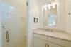 ENSUITE BATH W/SINGLE VANITY & GLASS ENCLOSED SHOWER ENSUITE BATH W/SINGLE VANITY & GLASS ENCLOSED SHOWER