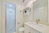 QUEEN ENSUITE BATH, SINGLE VANITY & GLASS ENCLOSED WALK IN SHOWE