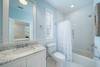 QUEEN ENSUITE MARBLE BATH W/TUB/SHOWER COMBINATION QUEEN ENSUITE MARBLE BATH W/TUB/SHOWER COMBINATION