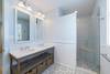 RENOVATED KING BATH; DUAL VANITIES & GLASS ENCLOSED SHOWER RENOVATED KING BATH; DUAL VANITIES & GLASS ENCLOSED SHOWER