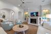 LIVING ROOM WITH FLATSCREEN TV AND FIREPLACE LIVING ROOM WITH FLATSCREEN TV AND FIREPLACE