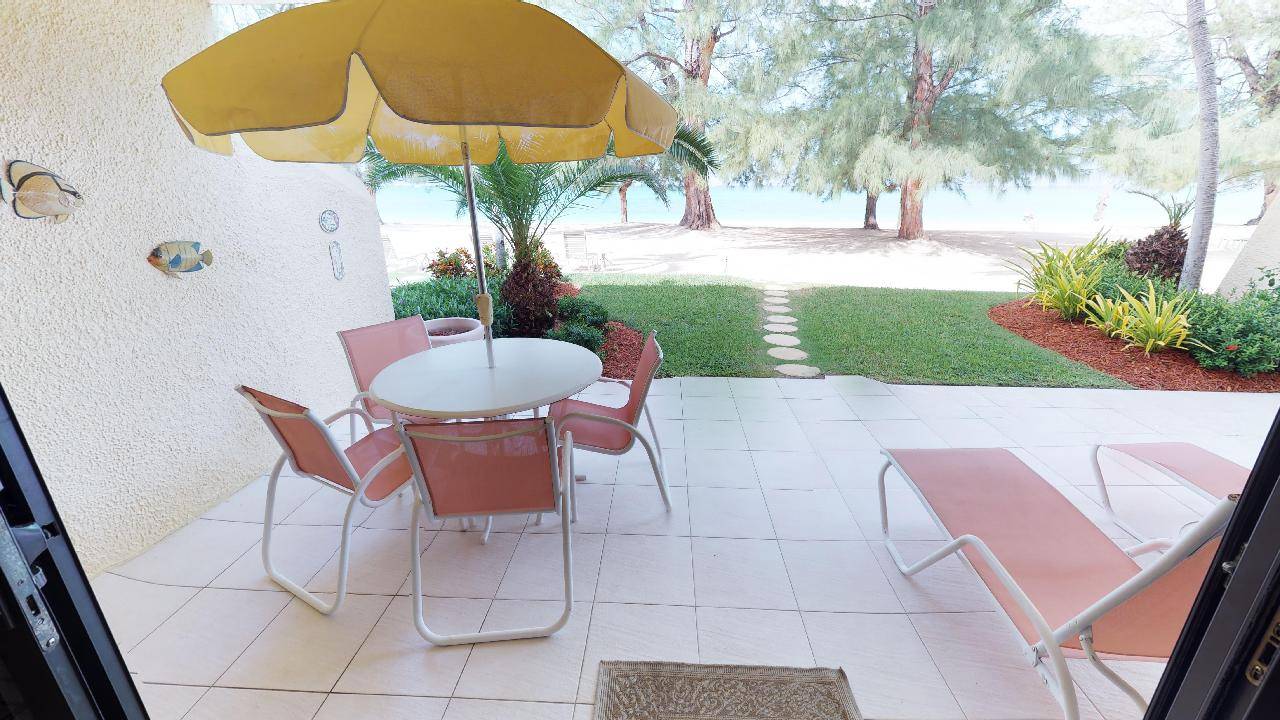 Beach view from patio