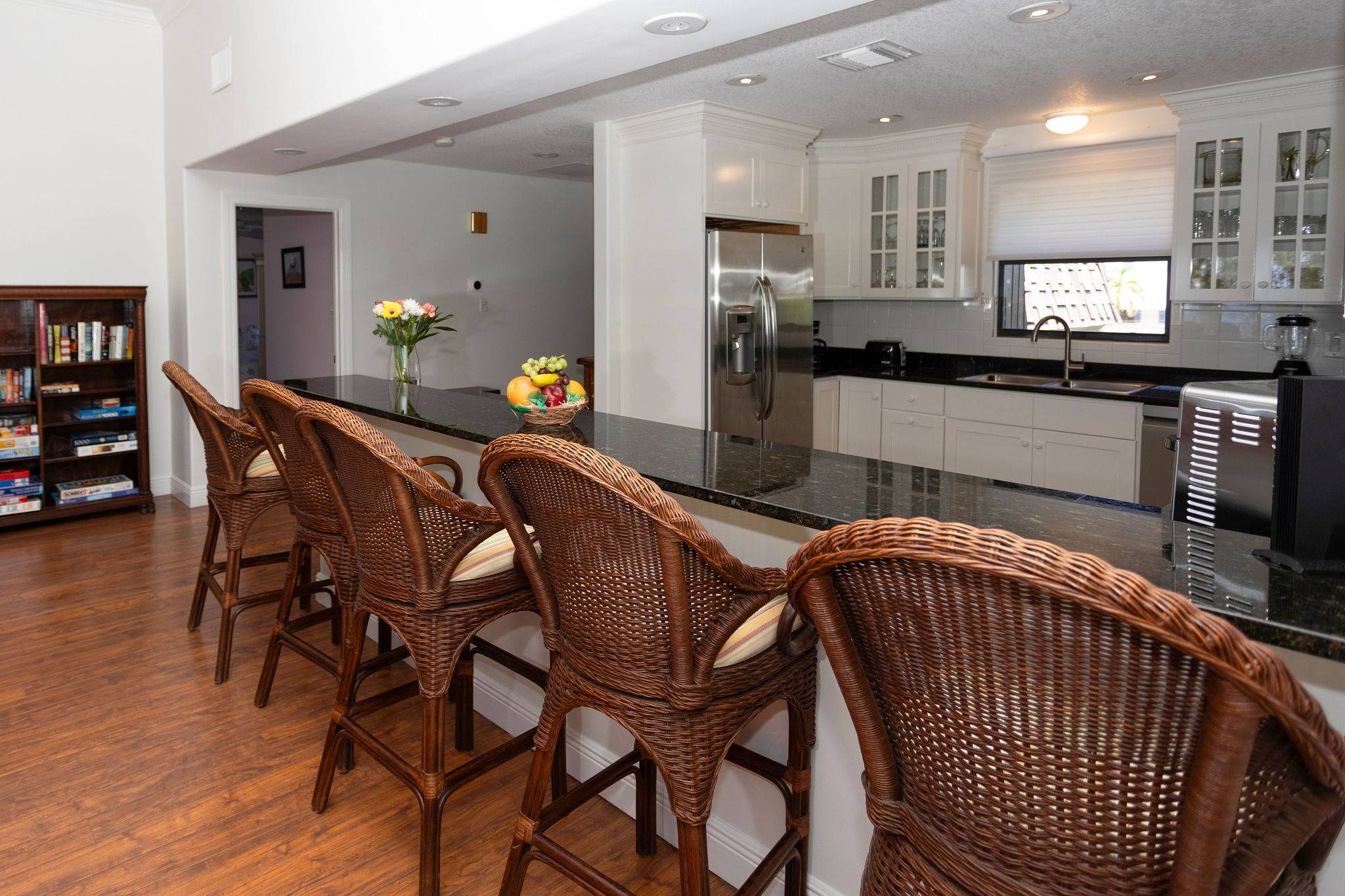 Counter Space with Stools for Eating 
