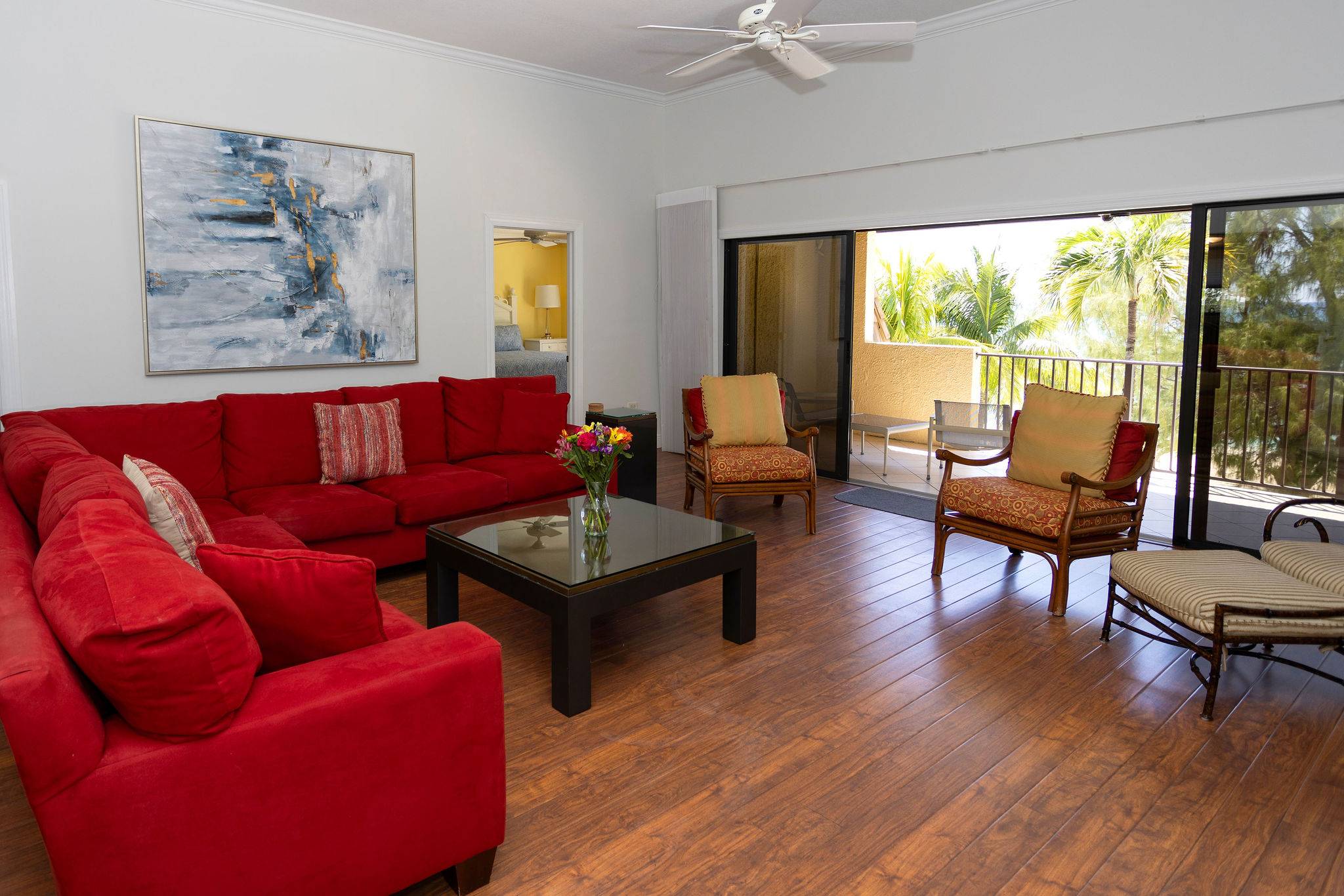 Living Room with a view of the Outside 