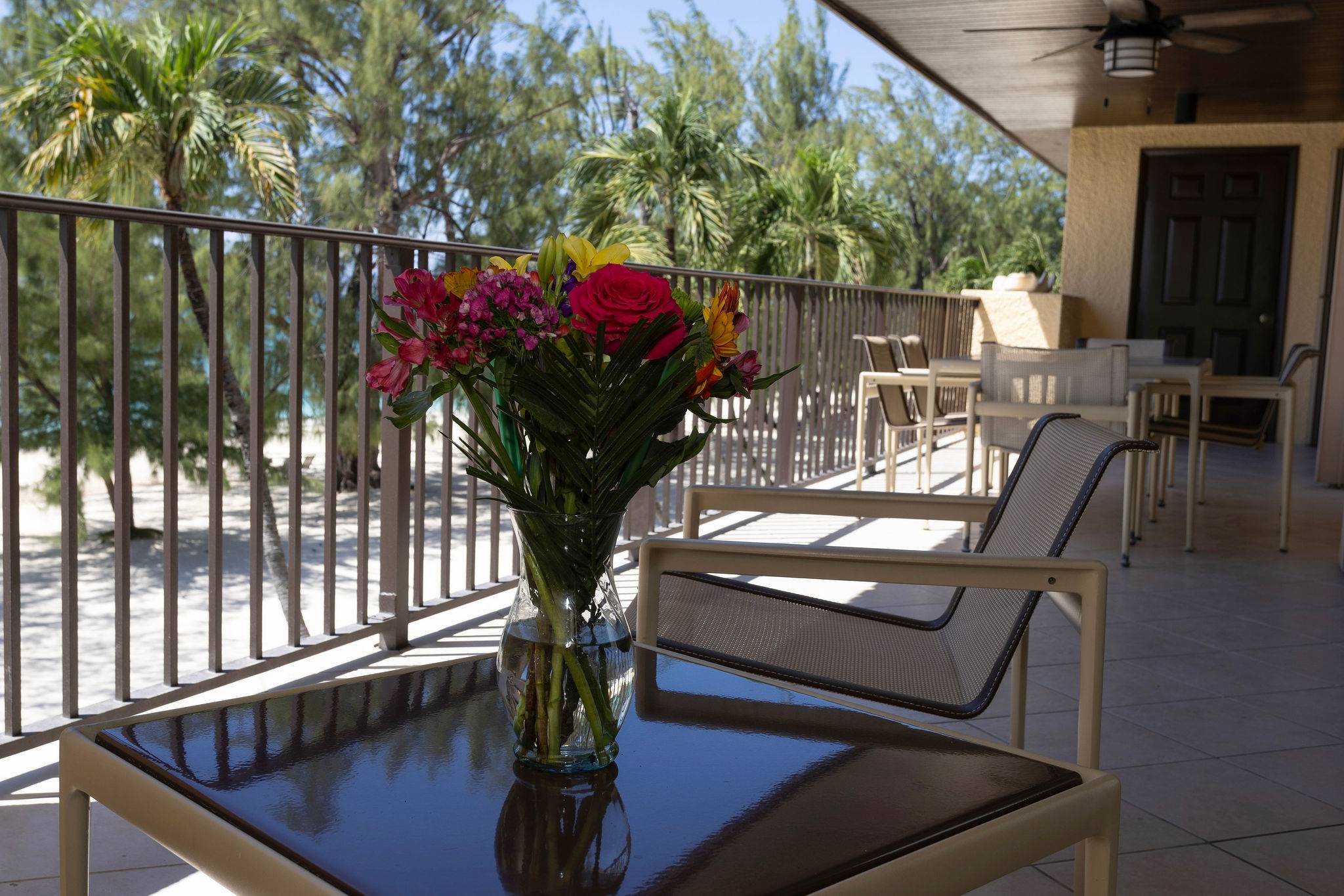 Balcony to enjoy the sunsets
