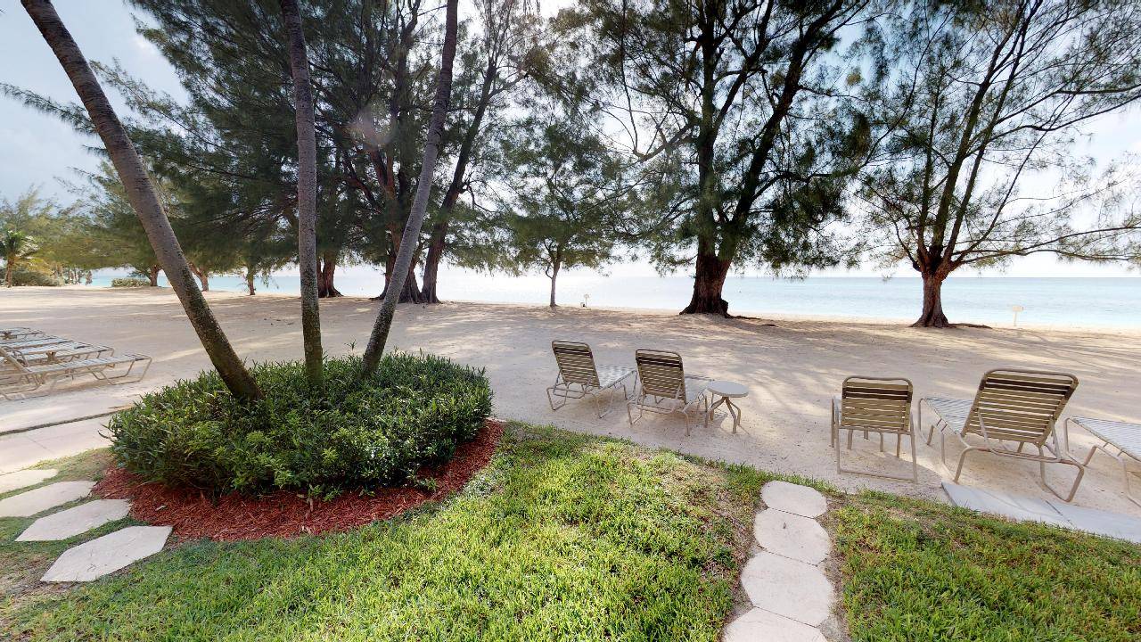 View of beach from patio