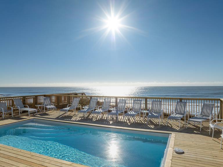 Elevated Pool Overlooking the Ocean