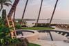 Infinity pool and hot tub